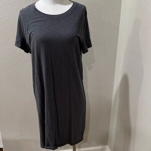 Universal Thread Casual Charcoal Gray T-Shirt Dress